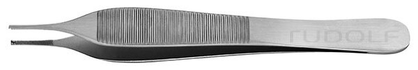 RU 4136-12 / Pinza Chirurgica Adson, Retta, 1x2D 12,0 cm