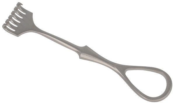 RU 4472-06 / Divaricatore Volkmann, Acuto, 6 Denti 11,5 cm