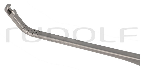 RU 8118-05 / Pinza Per Seno, Angolata 5,5mm, Lunghezza Asta 14,0cm, 22,0cm