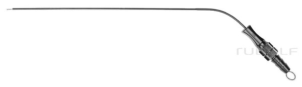 RU 6420-43 / Suction Tube Frazier (Fergusson), Ø 1,5mm 5 Ch/Fr, (Wl) 190mm - 7 1/2", W. CUT-OFF, LUER-HUB and Stylet