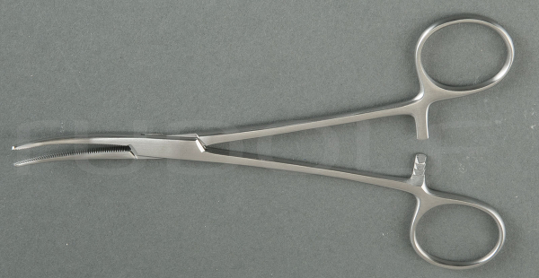 RU 3071-16 / Delicate Hemost. Fcps, Crile-Rankin, Cvd. 16 cm - 6 1/4"