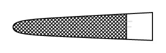 RU 6054-31 / Porte-Aiguille De Bakey, TC, Droit 31 cm