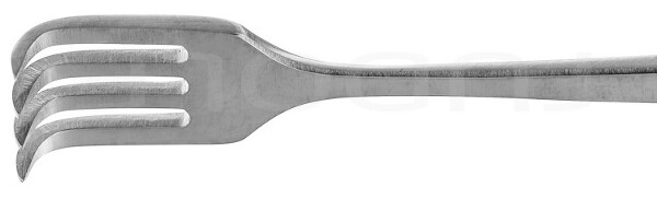 RU 7175-20 / Pinza Per Abbassare L'utero Czerny 20,5cm