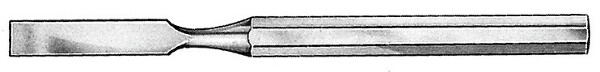 RU 5321-02 / Osteotomo Hoke, Retto 3mm, 14cm