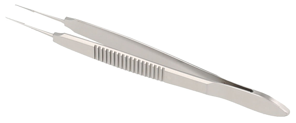 RU 9964-03 / Suture Forceps Castroviejo, Straight, 1x2 Teeth, 0.3 mm, 10 cm - 4"