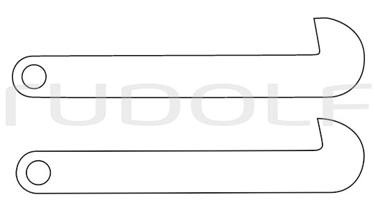 RU 6311-21 / Pinza Per Cranio De Vilbiss