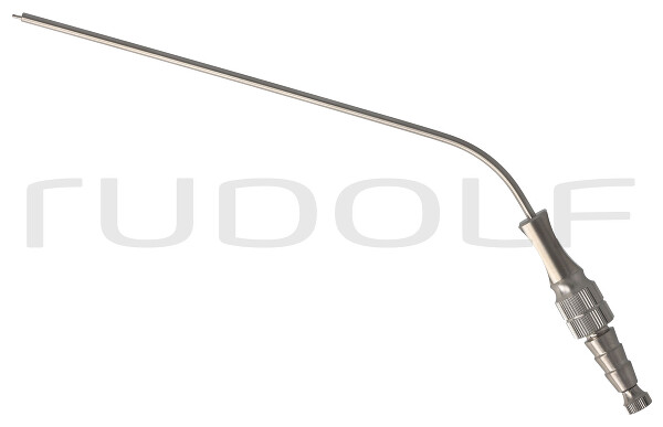 RU 6420-28 / Suction Tube Frazier (Fergusson), Ø 2,5mm 8 Ch/Fr, (Wl) 130mm - 5", W. CUT-OFF, LUER-HUB and Stylet