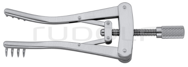 RU 4650-07 / Divaricatore Alm, Acuto, 4x4 Denti 7cm