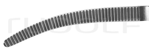 RU 3812-13 / Polyp.+Dressing Fcps Bryant, Cvd. 13 cm, 5"