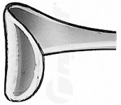 RU 4475-12 / Wundhaken Desmarres 14,0 cm, 12 mm