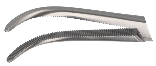 RU 3299-08 / Ligature Forceps Overholt, Fine, Fig. 0 29,5 cm, 11 1/2"