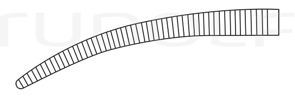 RU 3297-27 / Pinza Overholt-Geissendörfer, Curva, 27 cm
