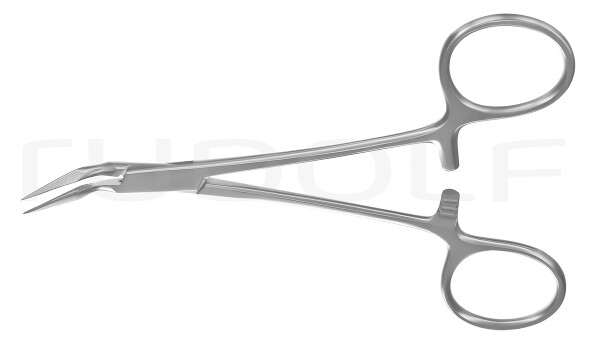 RU 4361-13 / Pinza P Schegge Stieglitz, Con Cremagl Curva, 13,5 cm