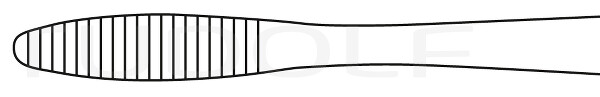 RU 3153-16 / Hemost. Fcps Pean, Short Jaw, Str. 16 cm, 6,25"