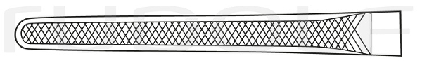 RU 3680-20 / Tubing Forceps 20 cm, 8"