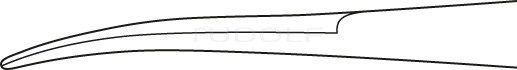 RU 2335-11 / Mikro-Schere Westcott, St/St, geb. 11,0 cm