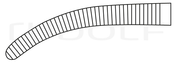 RU 3381-20 / Pinza Hemostática Spencer-Wells, Curva, 20 cm