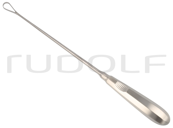 RU 7324-12 / Curette Utérine Recamier, Rigide, Mousse 31,0 cm, Fig. 5, 12 mm