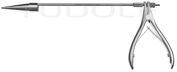 RU 6622-05 / Ligador Hemorroidal Ford Dixon Completo (Con Cono Cargador RU 6622-21), 16,5 cm