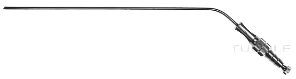 RU 6420-47 / Suction Tube Frazier (Fergusson), Ø 3,0mm 9 Ch/Fr, (Wl) 190mm - 7 1/2", W. CUT-OFF, LUER-HUB and Stylet