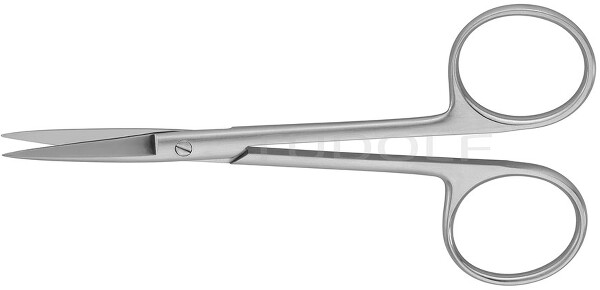 RU 2404-03 / Forbice Knapp, Ac/Ac, Retta 10,5 cm
