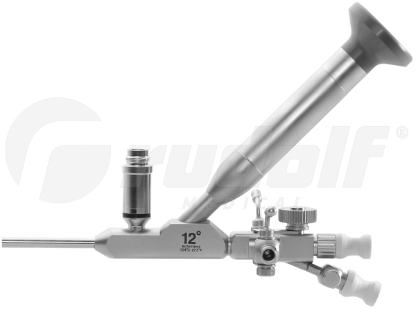 EU109-212 / Uretero-Renoskop, Autoklavierbar Halbstarr, Ø 8,0/9,8Charr, Nl430mm
, 12° Seitlicher Einblick