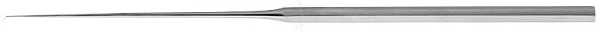 RU 7906-07/16 / Lanzettenmesser Rosen, Abgwinkelt 45°, Spitze Abgerundet 2 x 3 mm, 16 cm