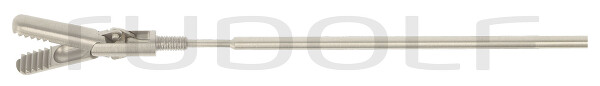 RS000-708 / Pinza Da Presa, Striata, Con Cucchiaio, Lunga, Biarticolata, Ø 5mm