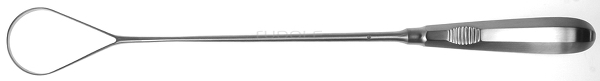 RU 7324-40 / Curette Utérine Recamier, Rigide, Mousse 34,0 cm, Fig. 16, 40 mm