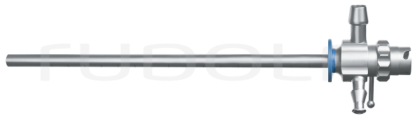 CY040-483 / Lithotripsie Schaft 25,5 Charr. Rcs, mit Zentralhahn, Rudolf Click System (Rcs)
