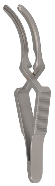RU 7587-07 / Pinza Atraumatica Bulldog De Bakey, Curva 7,5 cm
