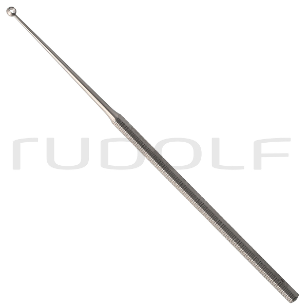 RU 7902-02 / Curette Buck, Figure 2,Straight, Sharp, I Ø 2.4 mm, O Ø 3.7 mm, 14.5 cm - 5 3/4"