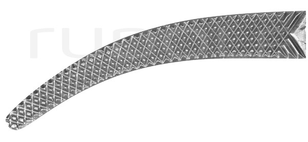 RU 3137-12 / Pince Hémostat., Courbée, Striée Croisée 12 cm