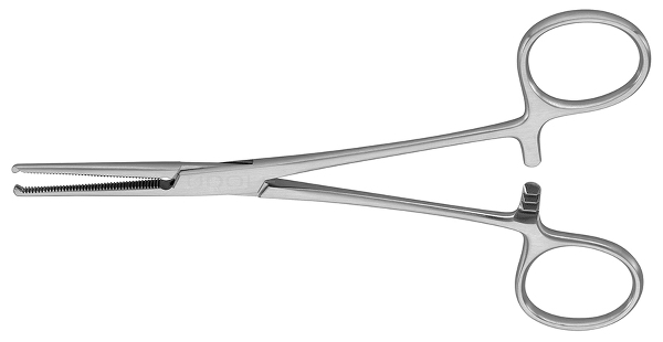 RU 3074-14 / Delic. Hemost. Fcps, Crile-Rankin, Str., 1x2 Teeth, 14 cm - 5 1/2"