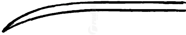 RU 5413-06 / Raspatorium Eicken, Gebogen, Scharf, 6 mm, 19,5 cm