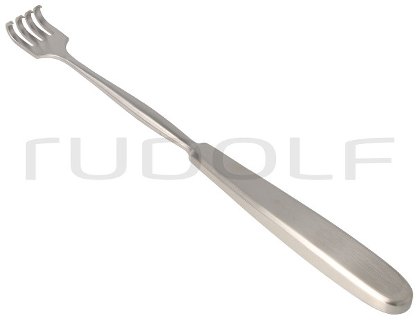 RU 4505-04 / Retractor Volkmann, Semi-Sharp, 4 Prongs 22,5 cm, 8 3/4"