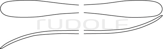 RU 6342-24 / Disector Davis, De Doble Extremo, 24,5 cm