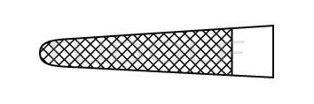 RU 6050-26 / Needle Holder Mayo-Hegar, TC, Str. 26cm
, 10 1/4"
