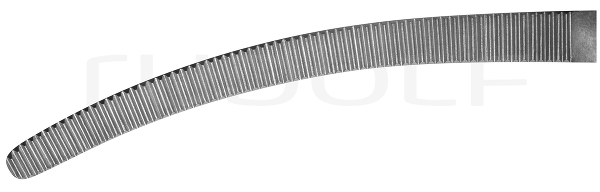 RU 3001-20 / Hemost. Fcps Rochester-Pean, Cvd. 20 cm, 8"