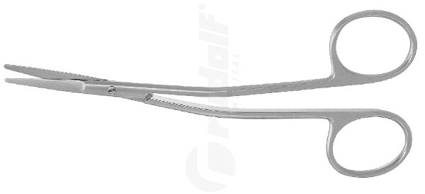 RU 2131-13 / Forbice Nasale Fomon, Angolata, 13.5 cm - 5 1/4"