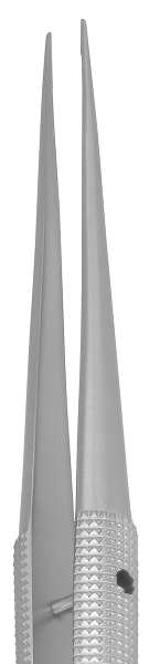 RU 4068-18 / Mikro-Pinzette, ger. Fadenplatte 6x0,4 mm, 18,0 cm