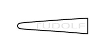 RU 5864-15 / Micro-Porte-Aiguille Droit, Avec Blocage, 15 cm