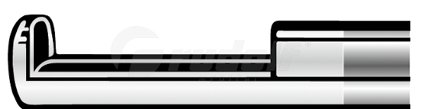 RU 6456-52 / Pince Emporte-Pièce Kerrison, Coupant V. Le Haut 90°, Stand., Pied Plat, 18cm
, 2mm
