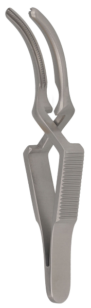 RU 7587-07 / Pinza Atraumatica Bulldog De Bakey, Curva 7,5 cm