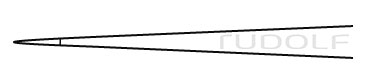 RU 4241-02 / Suture Tying Fcps. Micro Vise, Str. 13,5cm
, 5 1/4", 0,3mm
