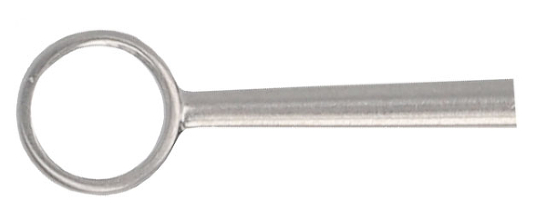 RU 7900-04 / Curette Buck, Figure 4,Straight, Blunt, I Ø 3.3 mm, O Ø 4.5 mm, 14.5 cm - 5 3/4"