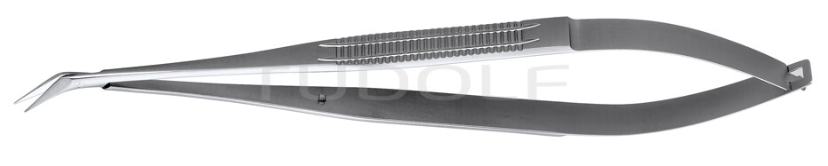 RU 2375-18 / Micro Scissors, Sh/Sh, Laterally Cvd. 18cm, 7"