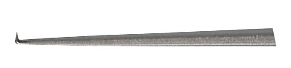 RU 7907-10/03 / Micro Hook, Sharp, Right, Angled 90°, 0.3 mm, 16 cm - 6 1/4"