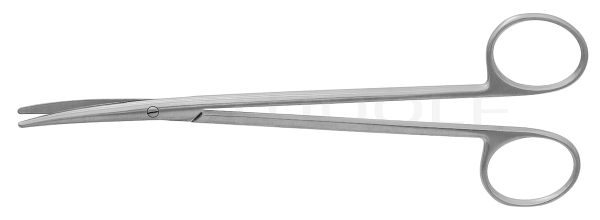 RU 1331-20 / Dissecting Scissors Metzenbaum, Cvd., 20 cm - 8"