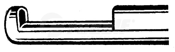 RU 6456-01 / Pinzas Cortantes Kerrison, P. Discos 90° Standard, 18cm, 1mm